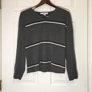Geoffrey Beene Sport grey detailed sweater
